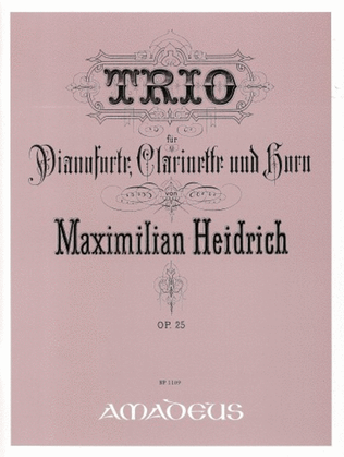 Book cover for Trio Op. 25