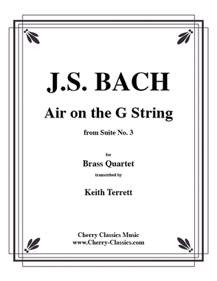 Book cover for Air on the G String for Brass Quartet