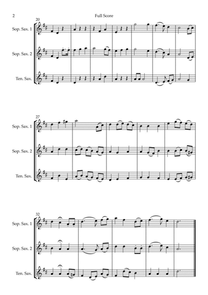 The Star Spangled Banner (USA National Anthem) for Saxophone Trio image number null