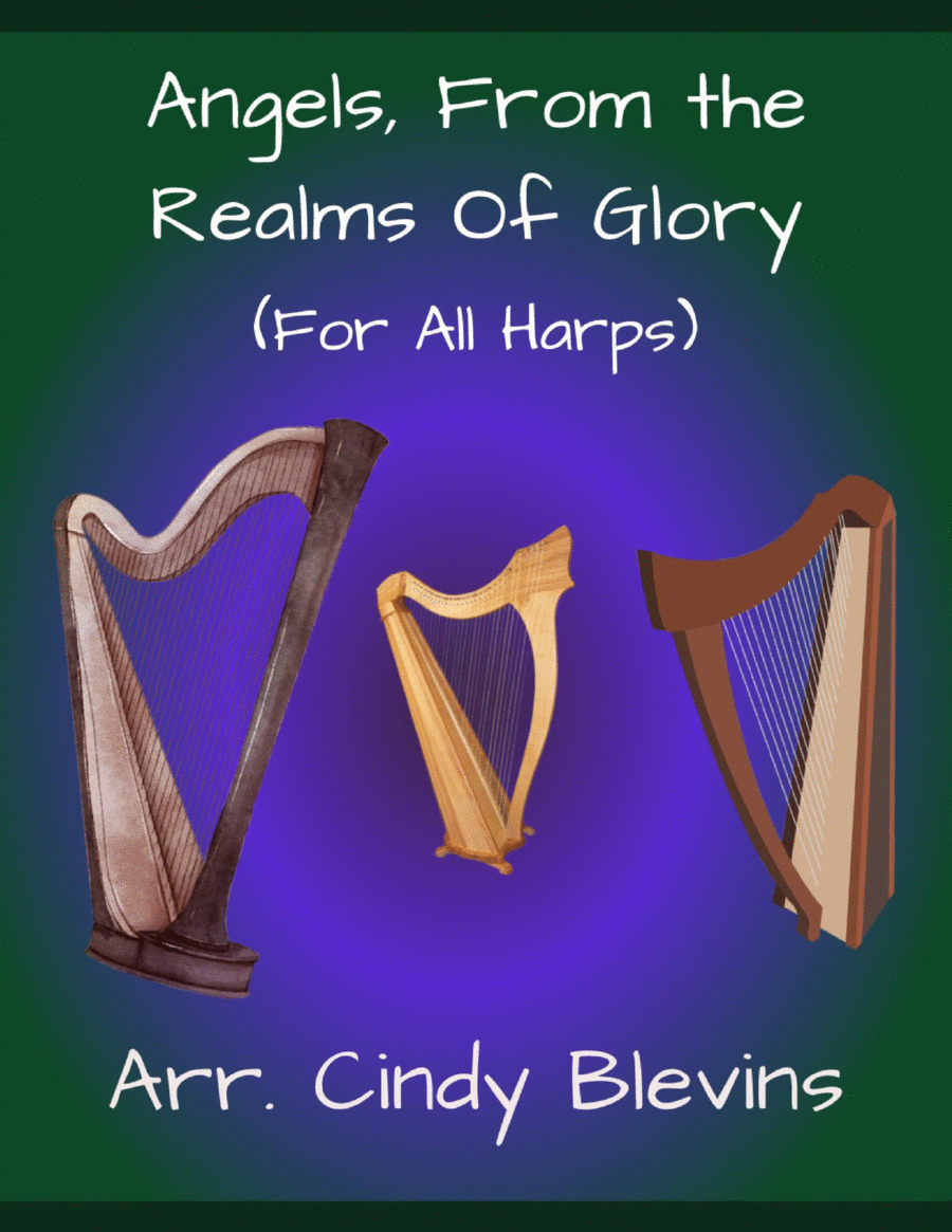 Angels From the Realms of Glory, for Lap Harp Solo image number null