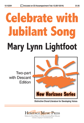 Book cover for Celebrate with Jubilant Song