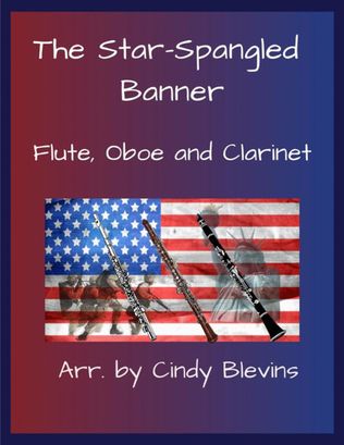 Book cover for The Star-Spangled Banner, Flute, Oboe and Clarinet
