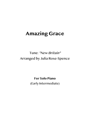 Amazing Grace (piano solo: beginner - intermediate)