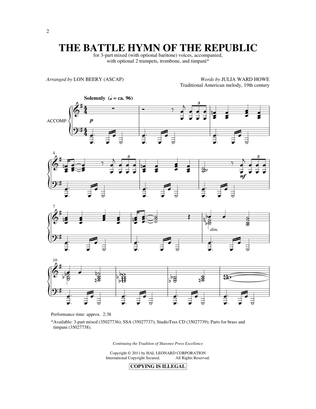 Book cover for Battle Hymn Of The Republic