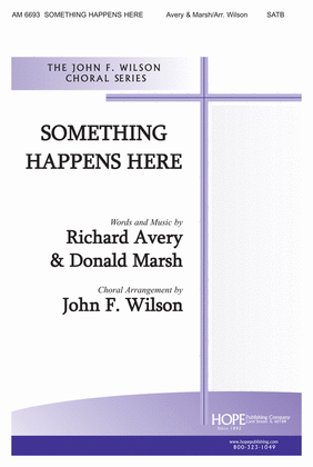 Book cover for Something Happens Here