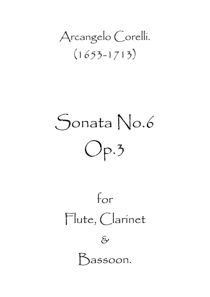 Sonata No.6 Op.3 image number null