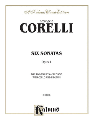 Book cover for Six Sonatas, Op. 1