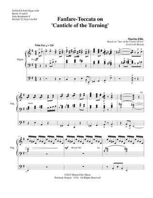 Book cover for Fanfare-Toccata on "Canticle of the Turning"