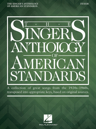 Book cover for The Singer's Anthology of American Standards