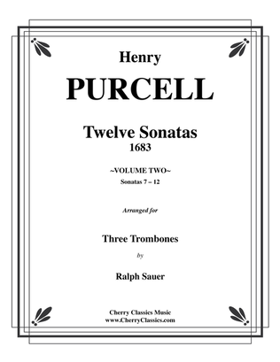 Book cover for Sonatas 7-12 for Three Trombones Volume 2