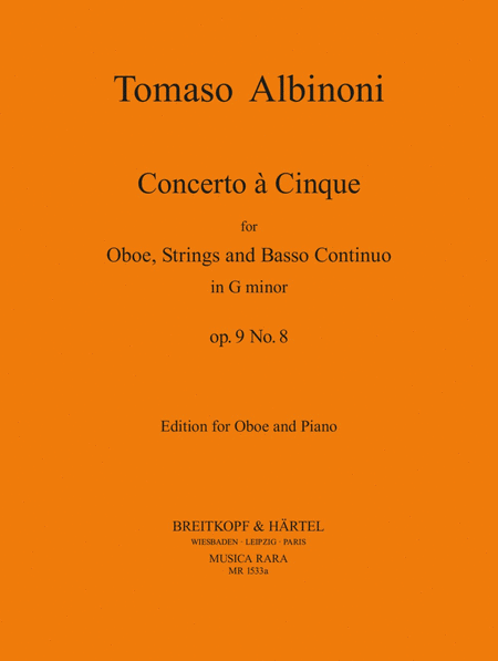 Concerto a 5 in g op. 9/8