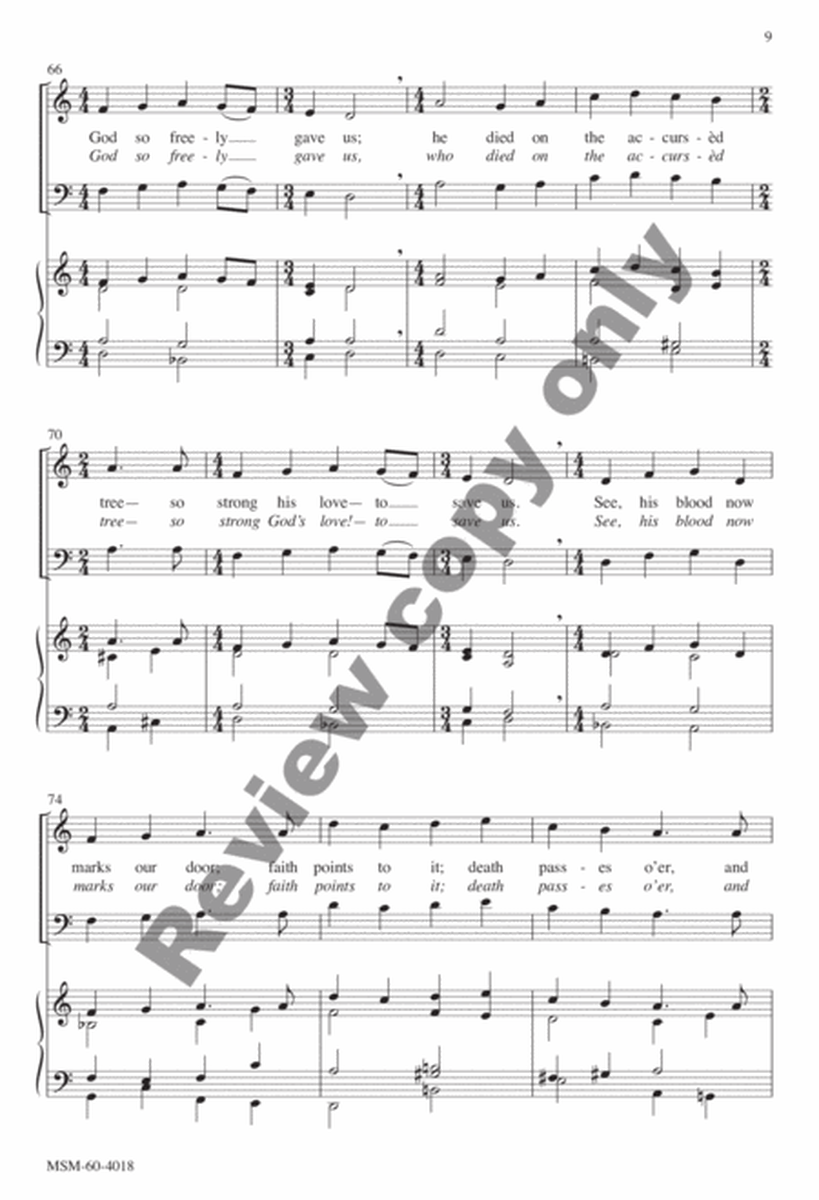 Christ Jesus Lay in Death's Strong Bands (Choral Score) image number null