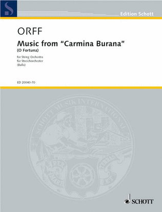 Book cover for Music from Carmina Burana (O Fortuna)