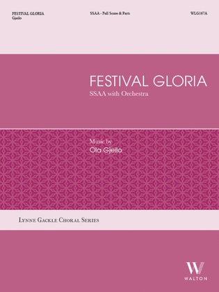 Book cover for Festival Gloria (Full Score and Parts)