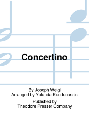 Book cover for Concertino for Harp and Woodwinds