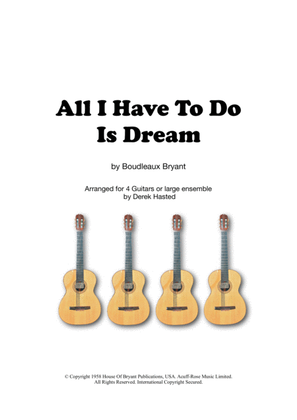 Book cover for All I Have To Do Is Dream