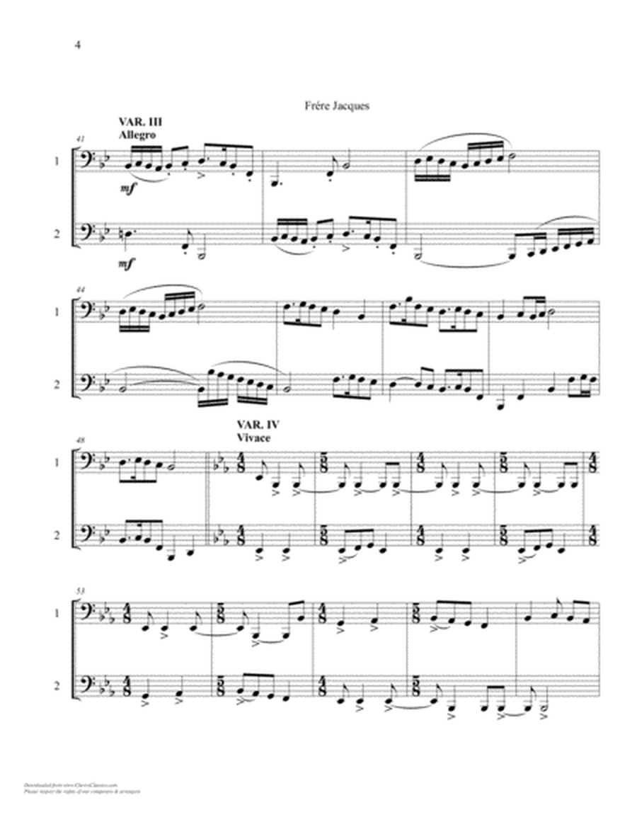 Three French Canadian Folksongs for Tuba Duet