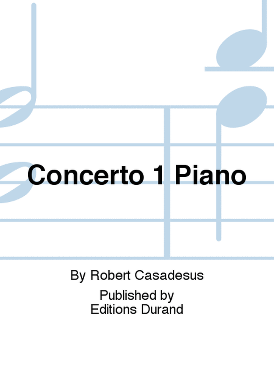 Concerto 1 Piano