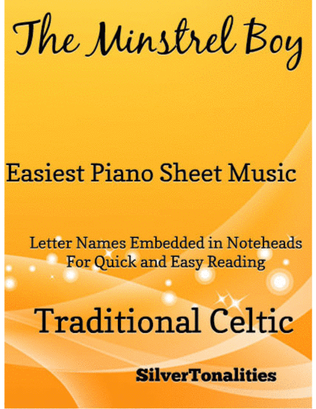 Book cover for Minstrel Boy Easiest Piano Sheet Music