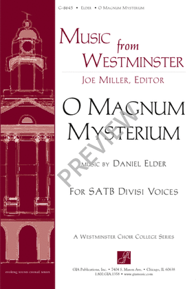 Book cover for O magnum mysterium