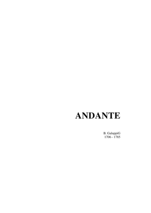 Book cover for ANDANTE B. Galuppi