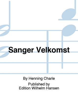 Book cover for Sanger Velkomst