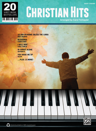 Book cover for 20 Sheet Music Bestsellers -- Christian Hits