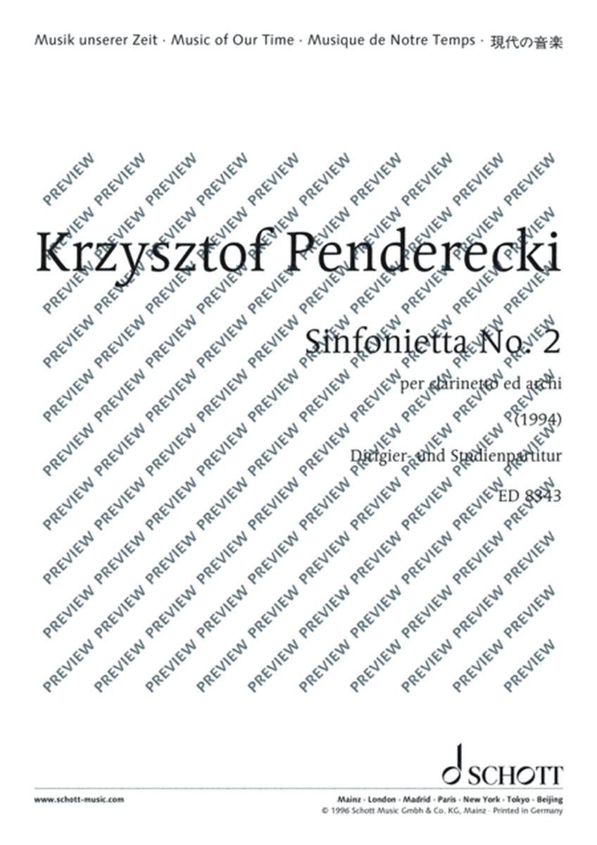 Sinfonietta No. 2