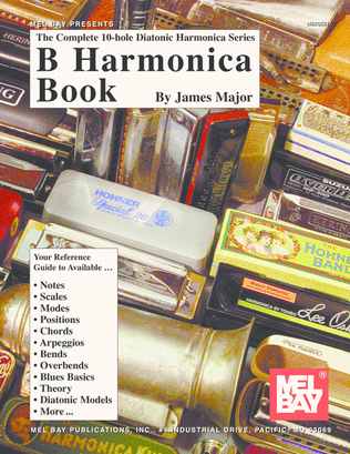 Book cover for Complete 10-Hole Diatonic Harmonica Series: B Harmonica Book