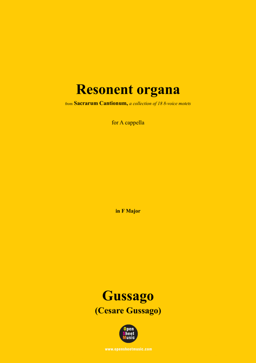 Gussago-Resonent organa,for A cappella image number null