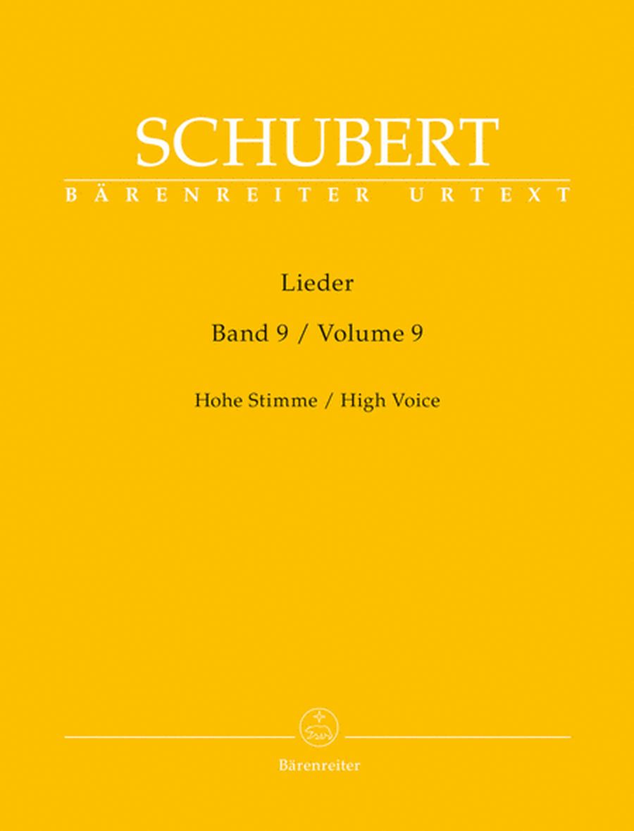 Lieder Volume 9