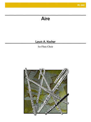 Book cover for Aire for Flute Choir