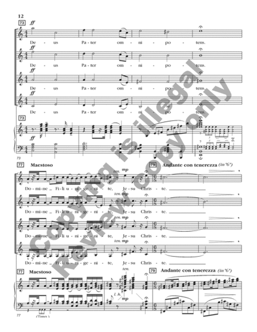 Gloria (Choral Score)