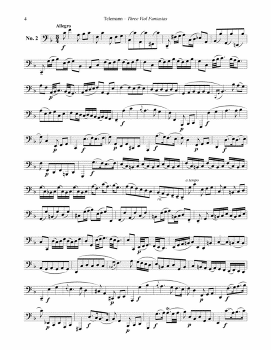 Three Viol Fantasias for Unaccompanied Tuba or Bass Trombone
