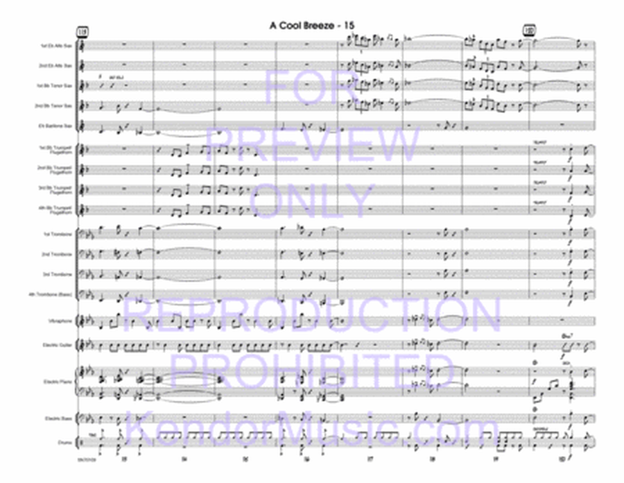 Cool Breeze, A (Full Score)