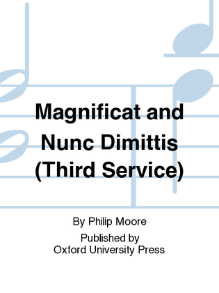 Magnificat and Nunc Dimittis (Third Service)