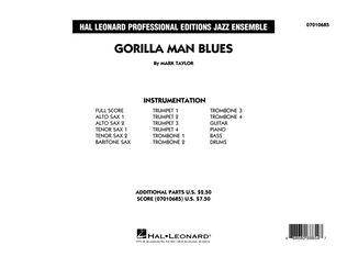 Book cover for Gorilla Man Blues - Conductor Score (Full Score)