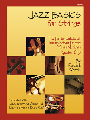 Book cover for Jazz Basics for Strings - Score with CD