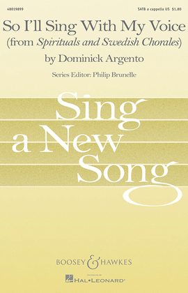 Book cover for So I'll Sing with My Voice