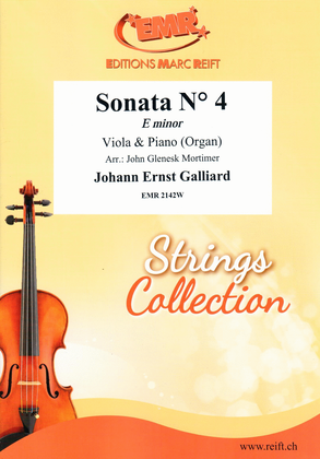 Book cover for Sonata No. 4 in E minor