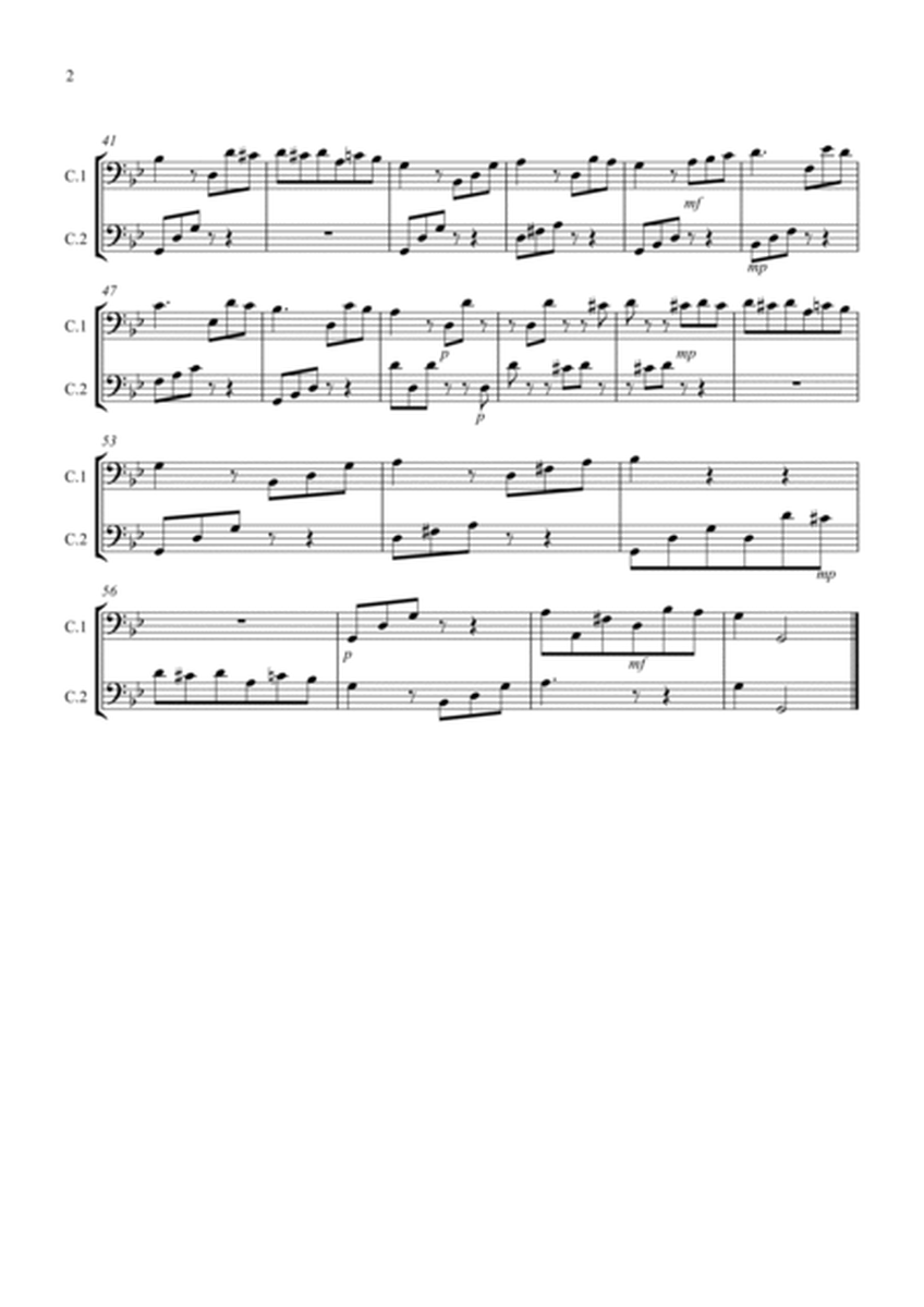 Für Elise for Cello Duet image number null