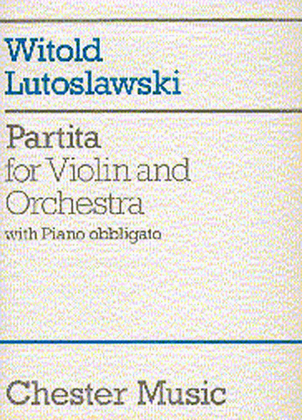 Book cover for Partita for Violin and Orchestra