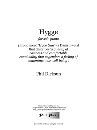 Book cover for Hygge - by Phil Dickson