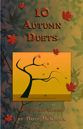 Book cover for 10 Autumn Duets for Flute and Clarinet