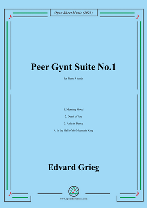 Book cover for Grieg-Peer Gynt Suite No.1,Op.46