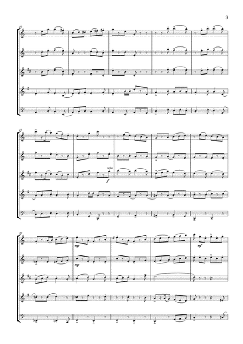 The Teddy Bears' Picnic (Wind Quintet) - Score image number null