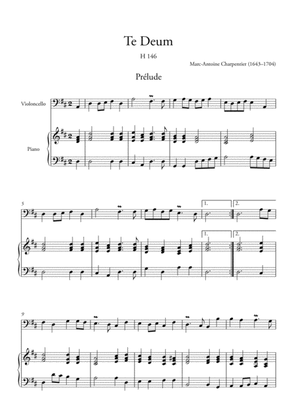 Book cover for Te Deum Prelude (for Violoncello and Piano)