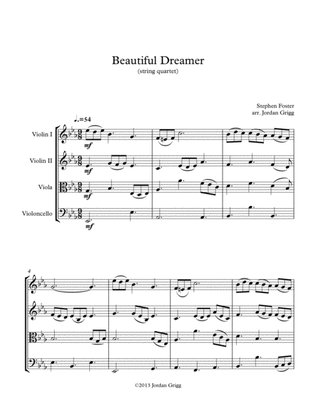 Beautiful Dreamer (string quartet)