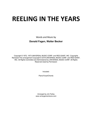 Book cover for Reeling In The Years