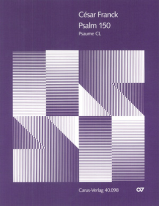 Book cover for Psalm 150 (Der 150. Psalm)